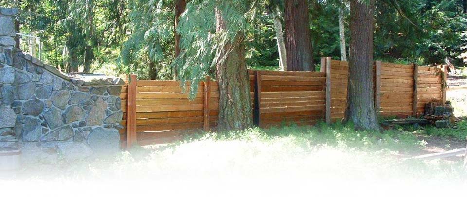 Split Cedar Picket & Board Fences